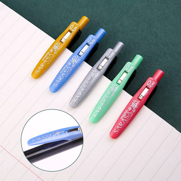Zebra Sarasa Clip Gel Pen - Decoshine Color