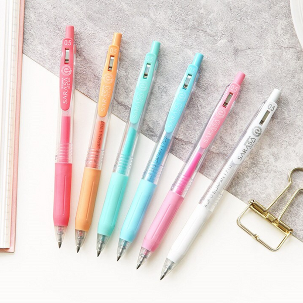 Zebra Sarasa Clip Milk Color Gel Pen