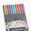 Zebra Sarasa Clip Gel Pen - Decoshine Color - 10 Color Set
