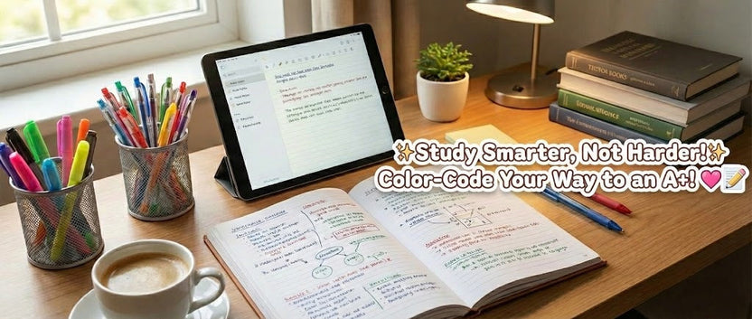 Study Smarter: How to Color-Code Your Notes for Better Grades – Kawaii ...