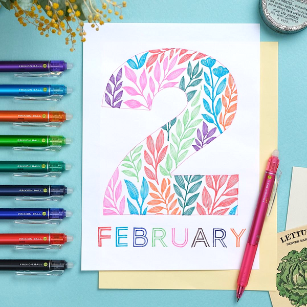 Pilot FriXion Ball Knock 05 Retractable Gel Pen - Basic Colors