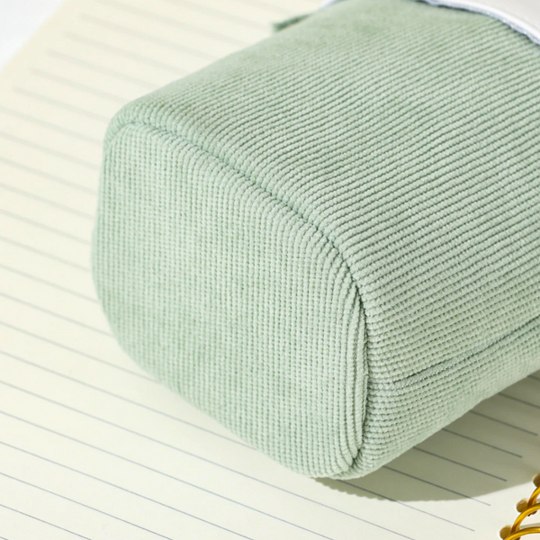 Corduroy Pop-up Pencil Case (5 Colors)