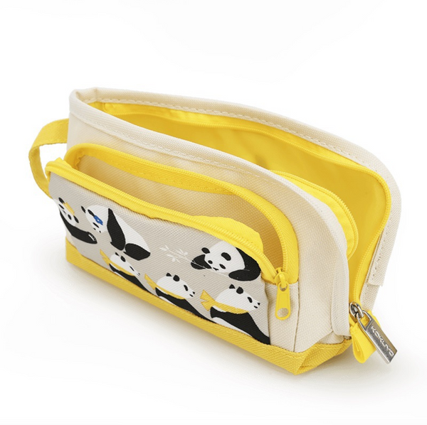 KOKUYO Large Panda Pencil Case
