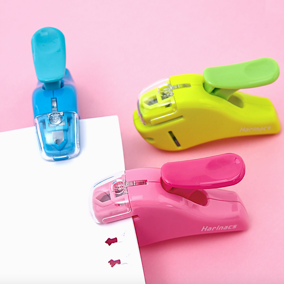 Stample Less Staple KOKUYO Harinacs Stapleless Stapler – Kawaii Stationery Shop
