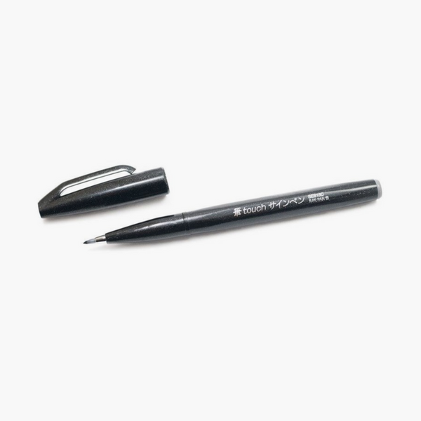 Pentel Fude Touch Brush Sign Pen - Black