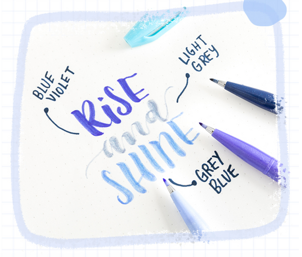 Pentel Fude Touch Brush Sign Pen - New Colors