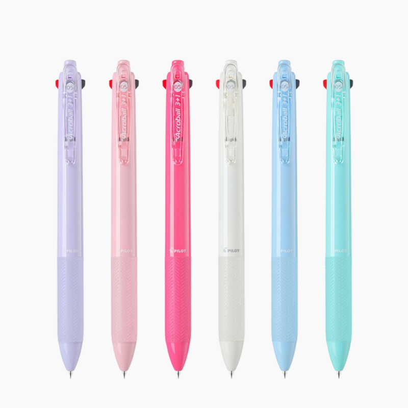 Pilot Acroball 3+1 Ballpoint Pen and Pencil – Kawaii Stationery Shop