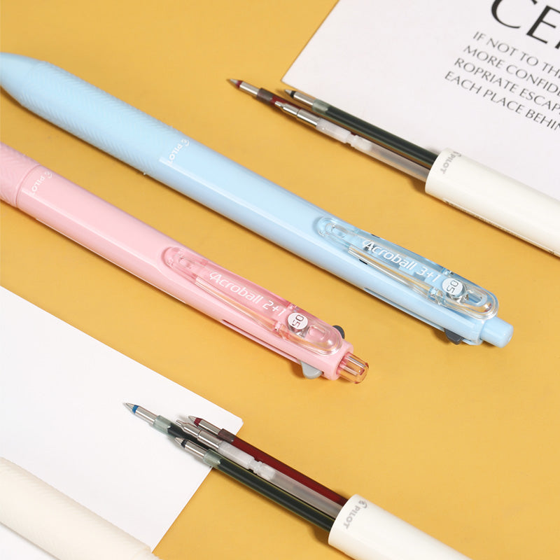 Pilot Acroball 3+1 Ballpoint Pen and Pencil – Kawaii Stationery Shop
