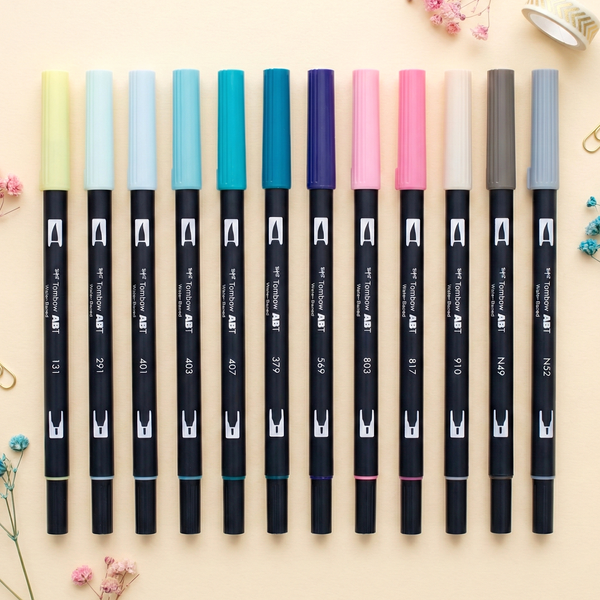 Tombow ABT Dual Brush Pens - 12 New Colors