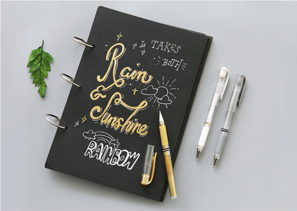 Uni-ball Signo Broad Gel Pen - Gold Ink