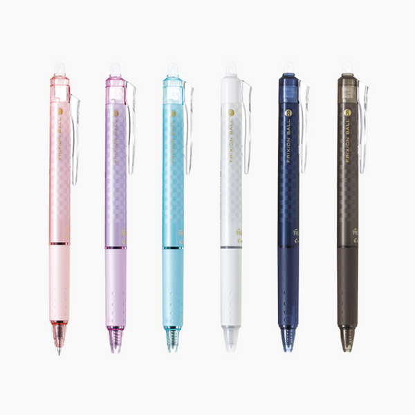 Pilot FriXion Ball Knock Retractable Gel Pen - 0.5 mm - Block Check Series