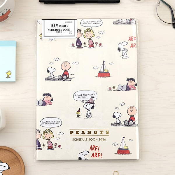 Peanuts Snoopy 2026 Schedule Book - Comics - 20 IN STOCK!