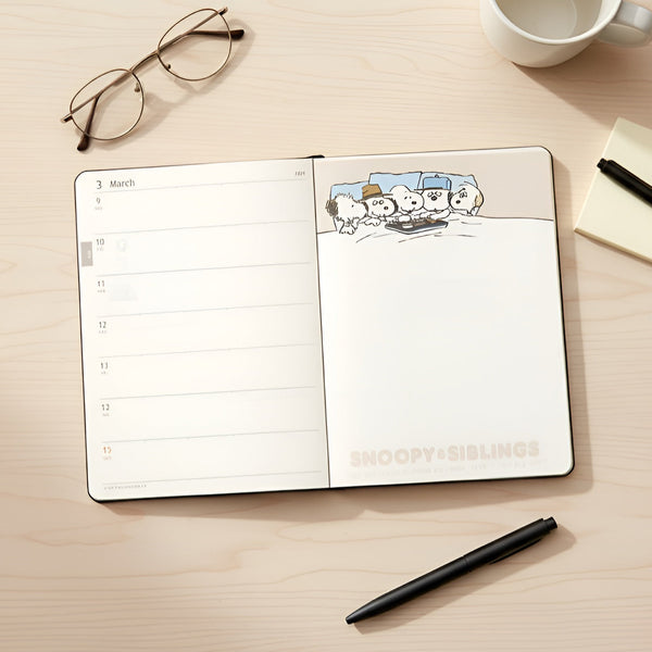 Peanuts Snoopy 2026 Schedule Book - Living Room - 20 IN STOCK!