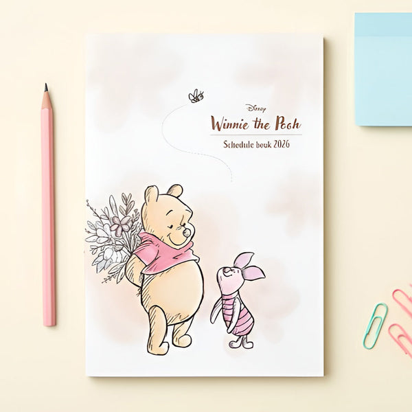 Winnie The Pooh 2026Schedule Book - Flowers - 5 IN STOCK!