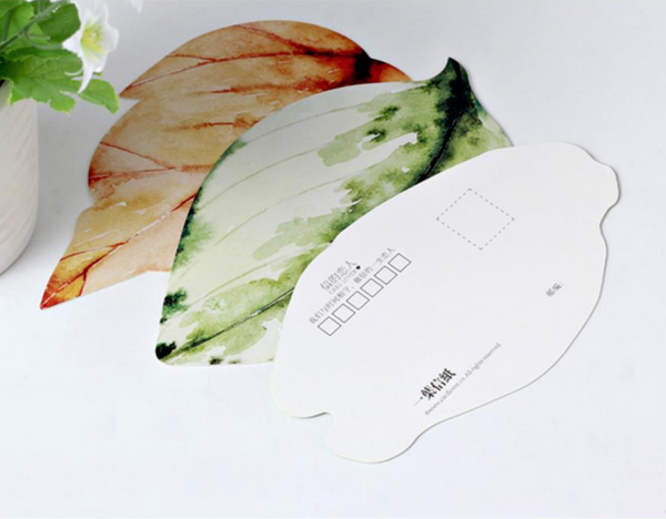 Written on a Leaf Greeting Cards - Set of 30