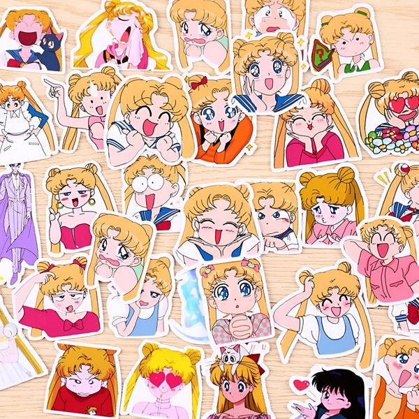 Sailor Moon Stickers - Excited Usagi