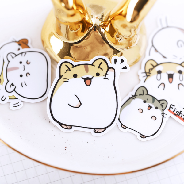 Kawaii Japanese Hamster Stickers