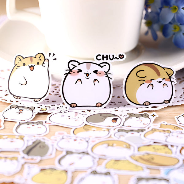 Kawaii Japanese Hamster Stickers