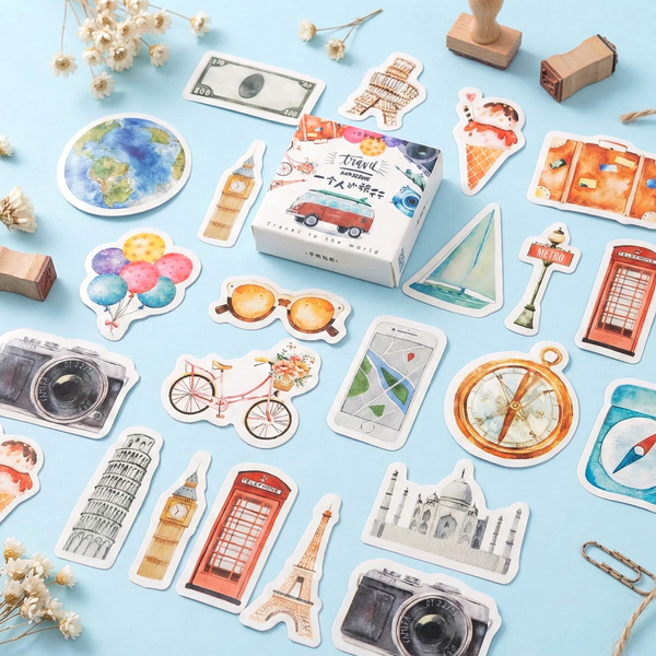 Travel Journal Decorative Paper Stickers