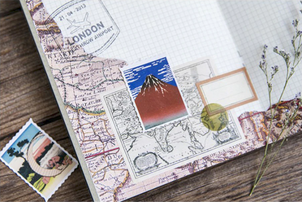 Ukiyo-e Paper Stickers