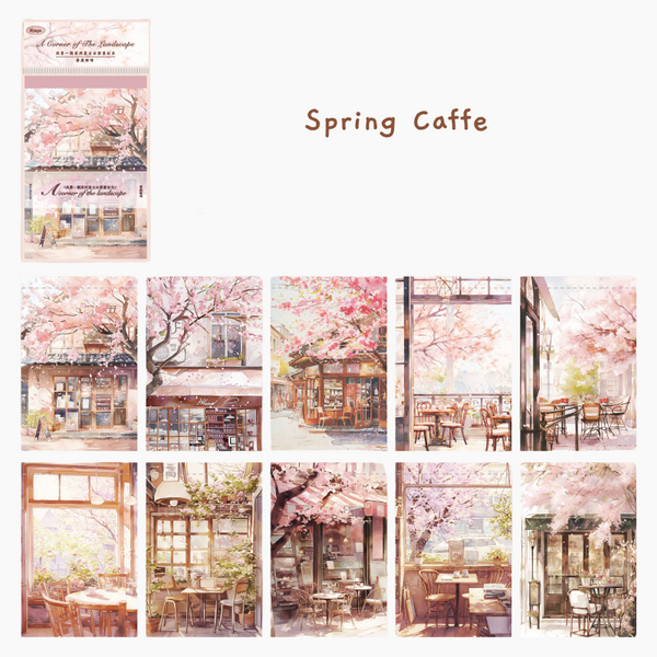 A Corner of the Landscape: Artistic Decorative Paper Set