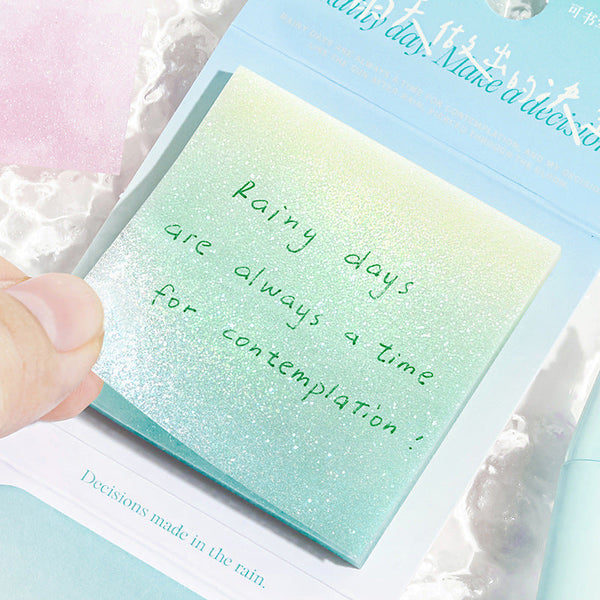 Aurora Glow Translucent Sticky Notes