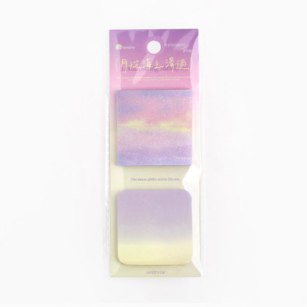 Aurora Glow Translucent Sticky Notes