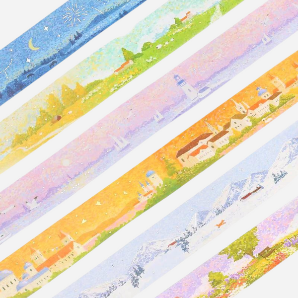 BGM Pointillism Masking Tapes - Four Seasons