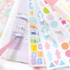 Basic Materials Sticker Book – Pastel & Neutral Palettes