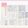 Basic Materials Sticker Book – Pastel & Neutral Palettes