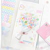 Basic Materials Sticker Book – Pastel & Neutral Palettes