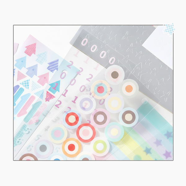 Basic Materials Sticker Book – Pastel & Neutral Palettes