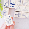Beverly Deco Stamps - Matsune No Aibou