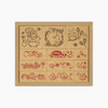 Beverly My Neighbor Totoro Flower Pattern Stamp Set - Fall