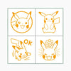 Beverly Pokemon Pikachu Stamp Set with Ink Pad
