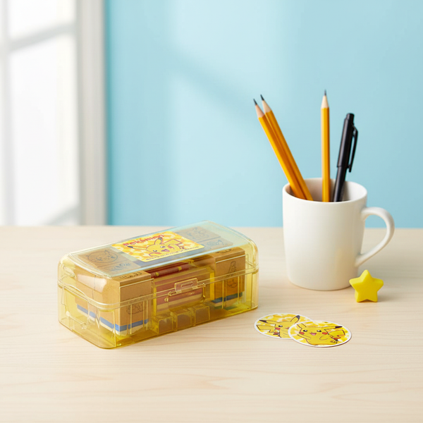 Beverly Pokemon Pikachu Stamp Set with Ink Pad