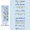 Blossom Breeze Clear Sticker Strips (6 Colors)