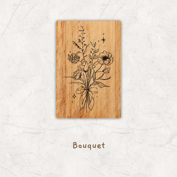 Blossom Impressions Wooden Stamps