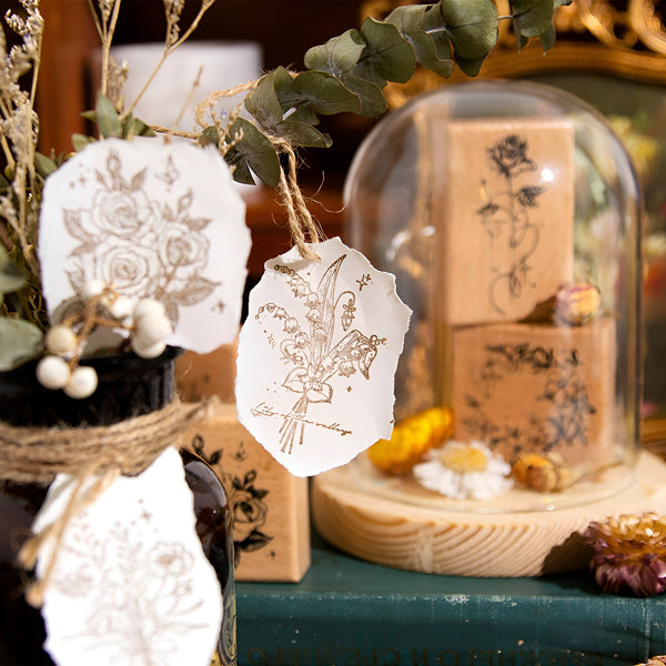 Blossom Impressions Wooden Stamps