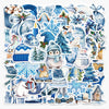 Blue Winter Wonderland Stickers