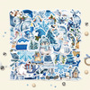 Blue Winter Wonderland Stickers