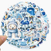 Blue Winter Wonderland Stickers