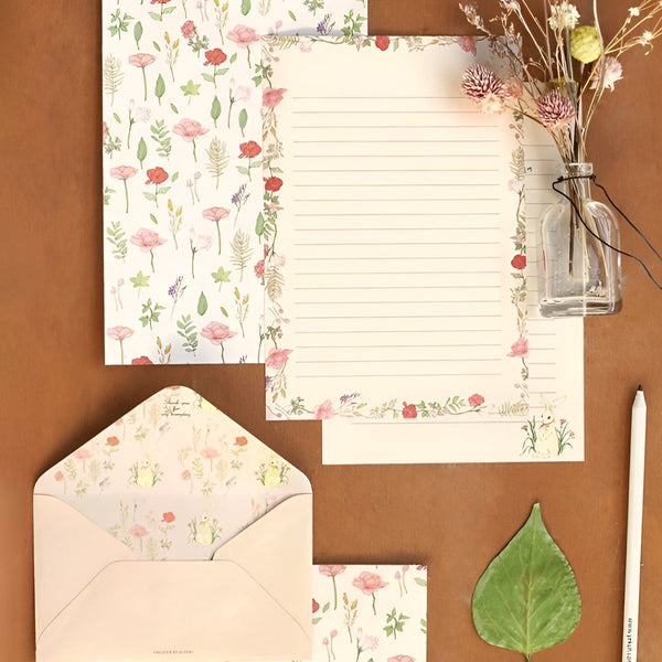 Vintage Botanical Letter Collection - Set of 6