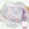 Bunny Blossom Patch Memo Pad