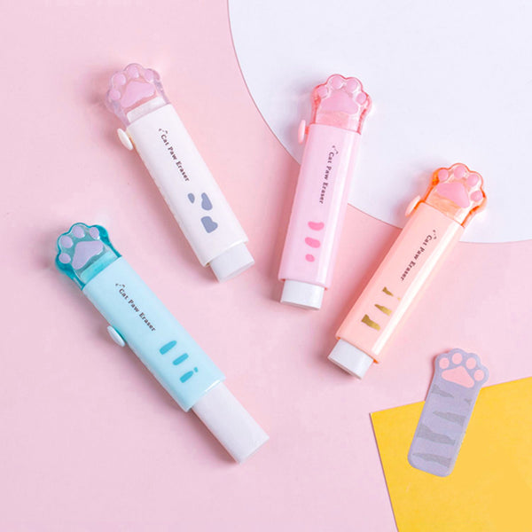 Cat Paw Retractable Eraser