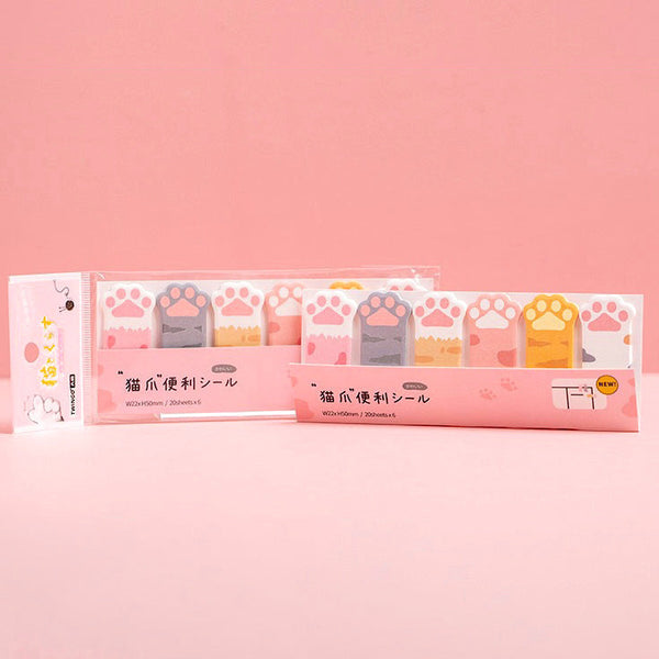 Cat Paw Sticky Notes