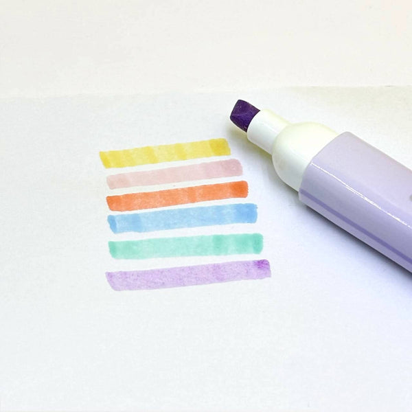 Cat Paw Twin Color Highlighters - Set of 6