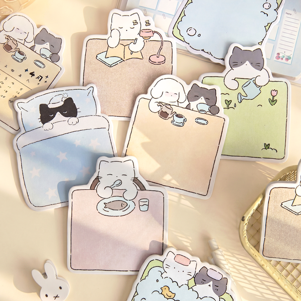Cozy Cat Sticky Notes