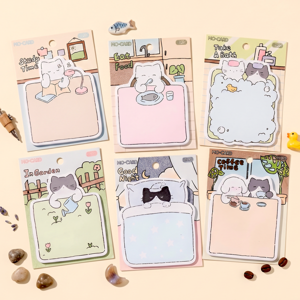 Cozy Cat Sticky Notes