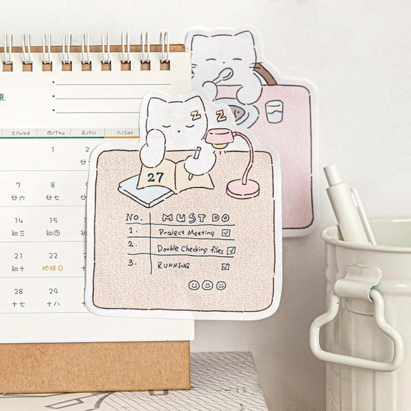 Cozy Cat Sticky Notes